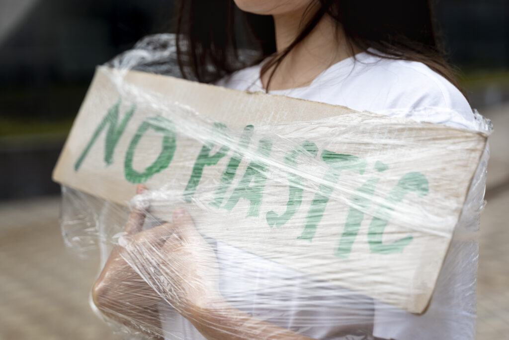 young activist taking action